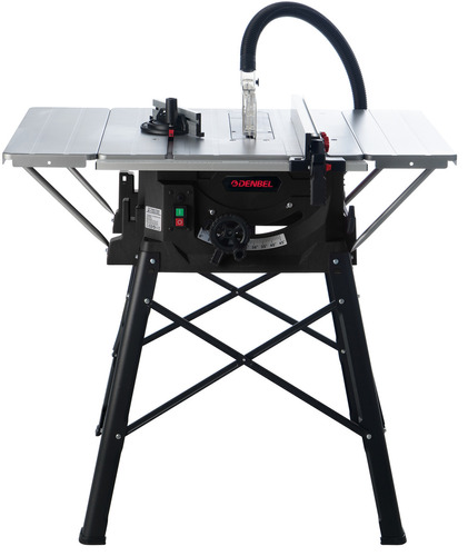 Sierra de mesa 10 Pulgadas 1800w DB-TS10 con colecta polvo 2 Hp corte angular con Extensiones Color negro.