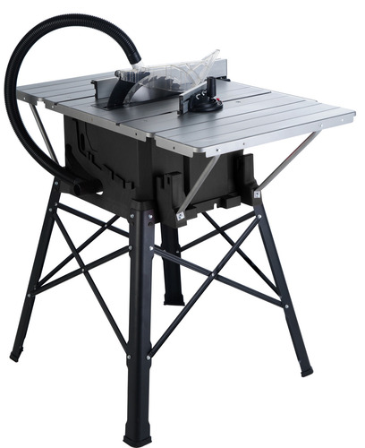 Sierra de mesa 10 Pulgadas 1800w DB-TS10 con colecta polvo 2 Hp corte angular con Extensiones Color negro.