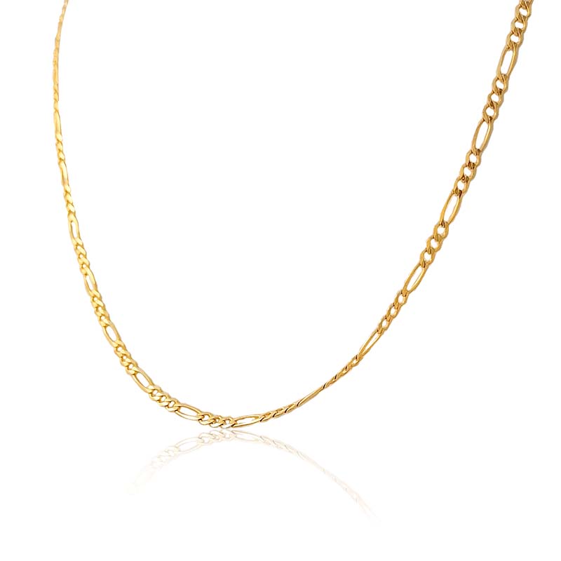 Cadena, Collar De Oro Laminado 18k #32 de eslabones dorados.