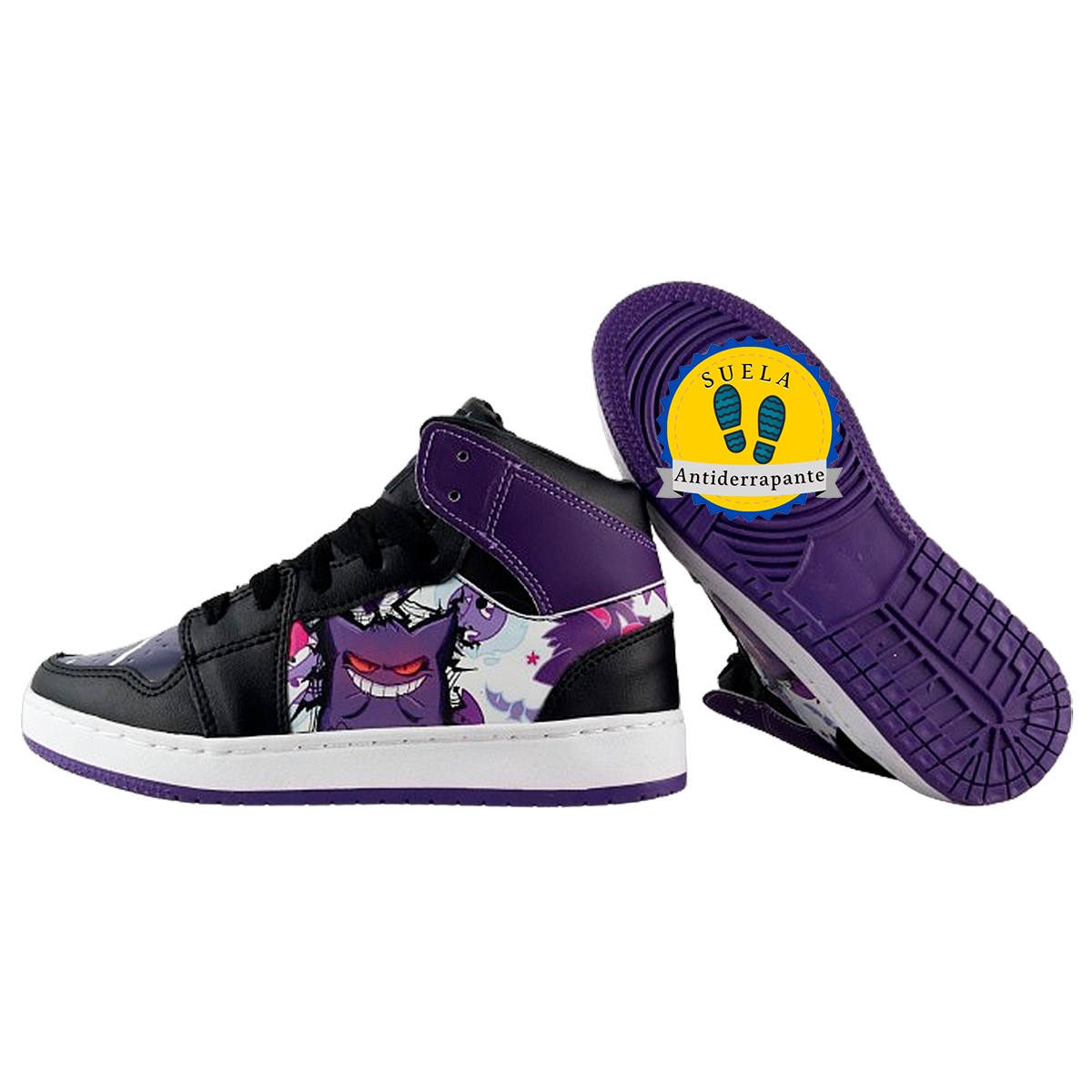 Tenis Gengar Fantasma Anime Deportivos Cosidos 416-a-nmg