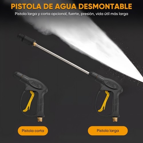 Hidrolavadora Eléctrica 3000psi De Presión Máxima 110v negro.