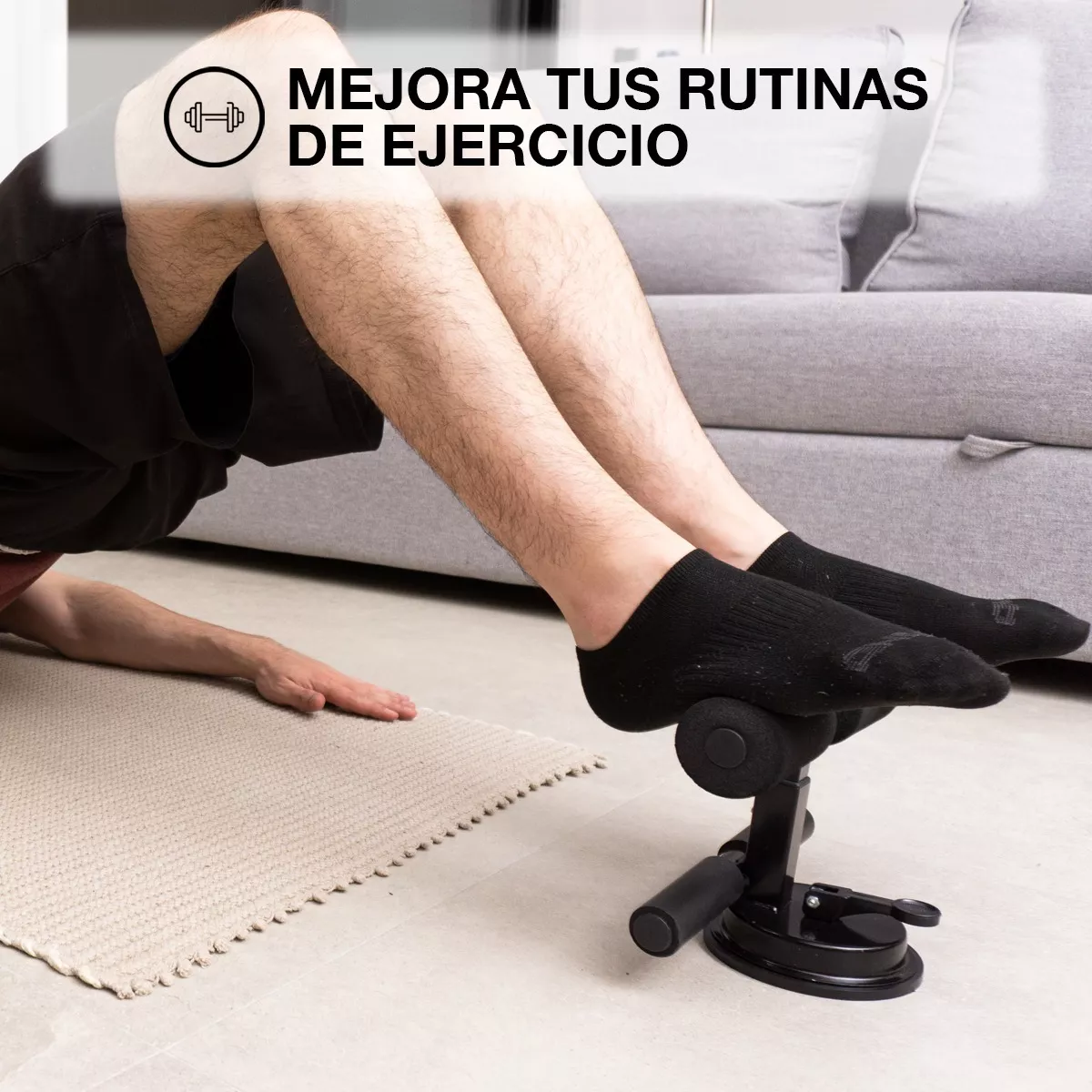 Soporte Para Abdominales Abs Ejercicio Negro.