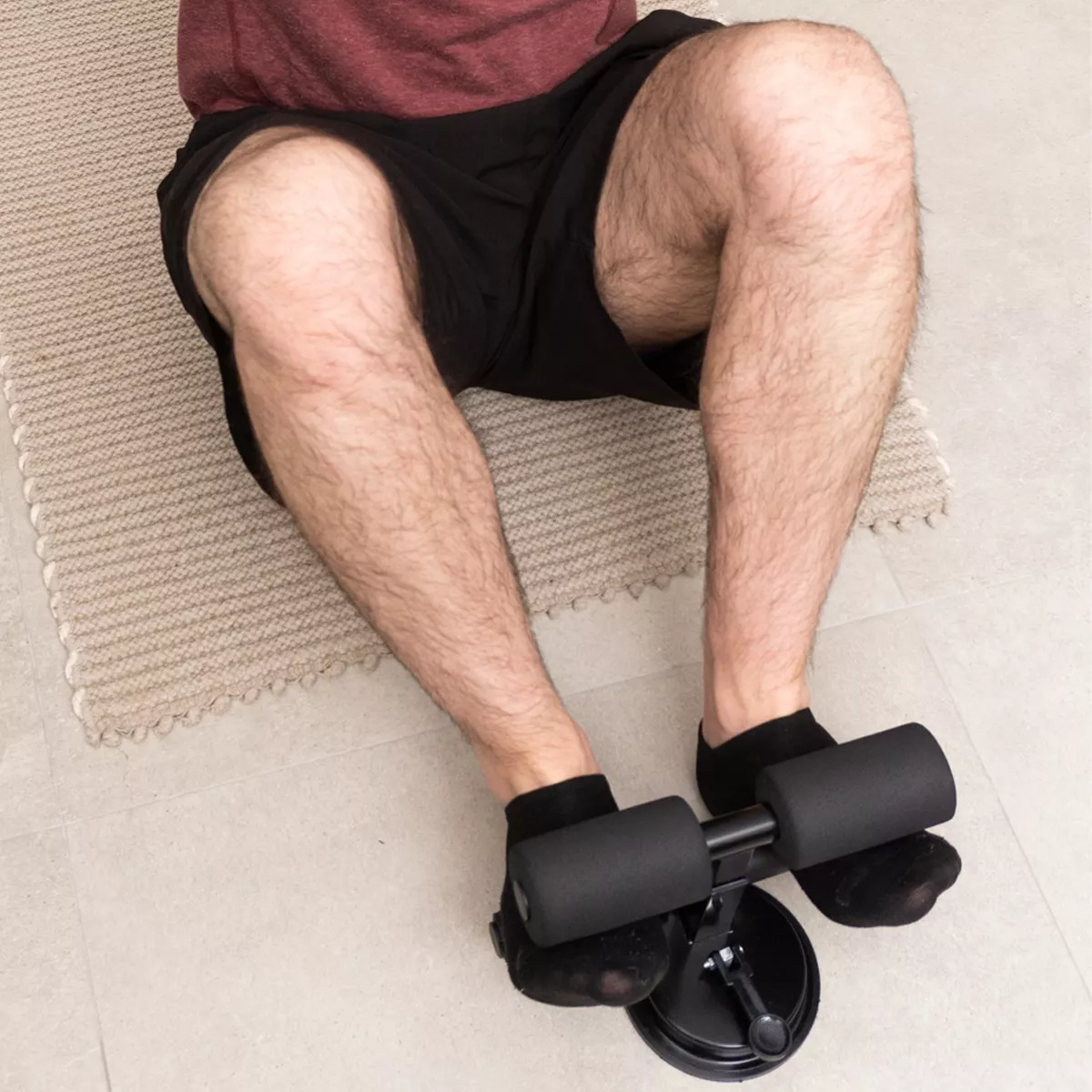 Soporte Para Abdominales Abs Ejercicio Negro.