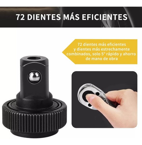 3pz Juego De Trinquetes Matracas De 1/2, 3/8 Y 1/4 Llaves.
