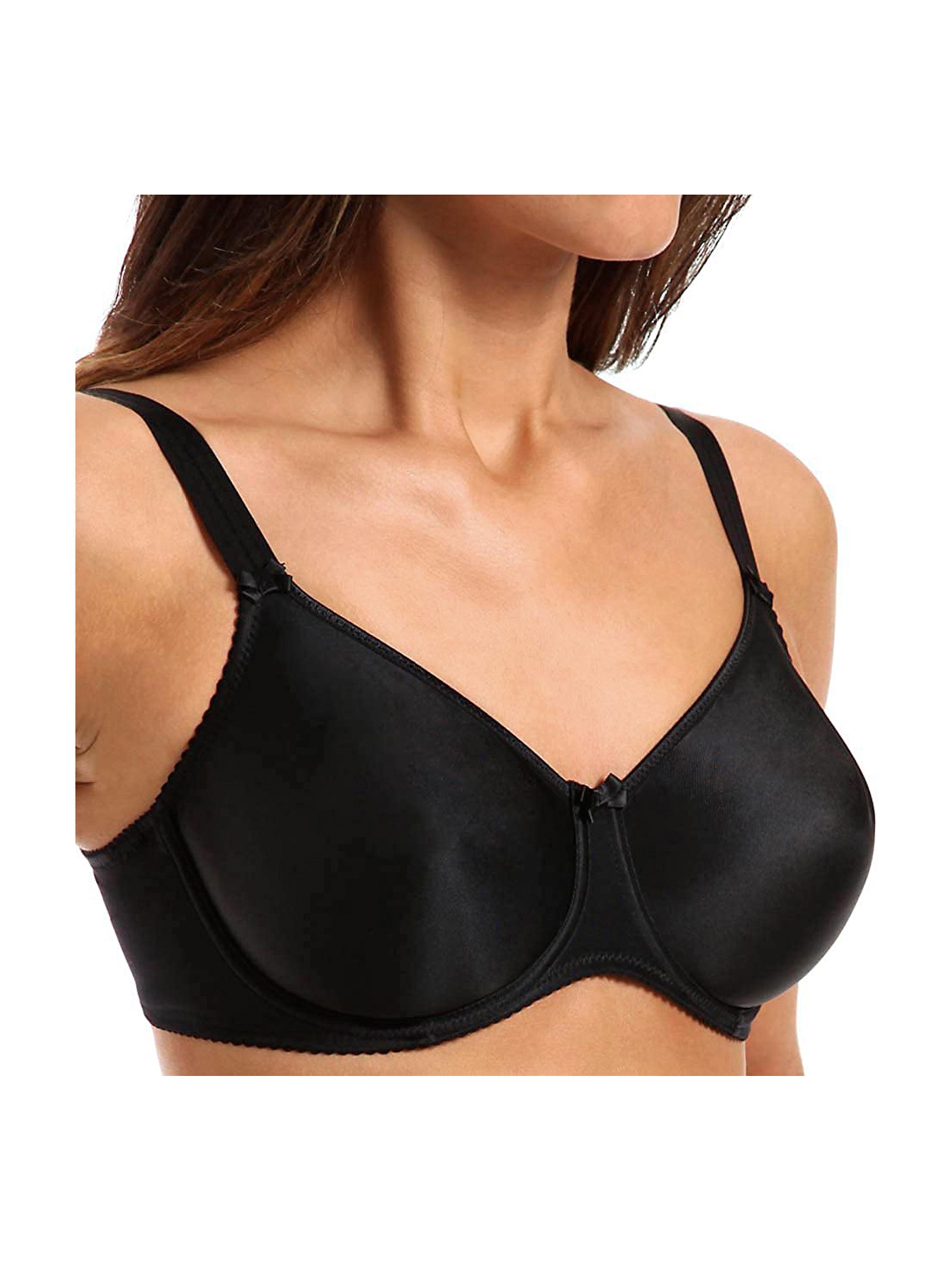 Pack de 3 Piezas Brasier Con Varilla COPA D Tatys Fashion, Color Negro.