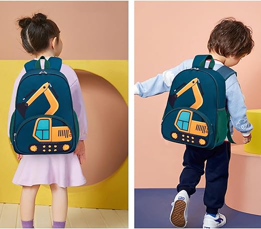 A LOIDOU - Mochila preescolar para niños y niñas, mochilas escolares para niños y niñas, juego de bolsas de libros de jardín de infantes con fiambrera.