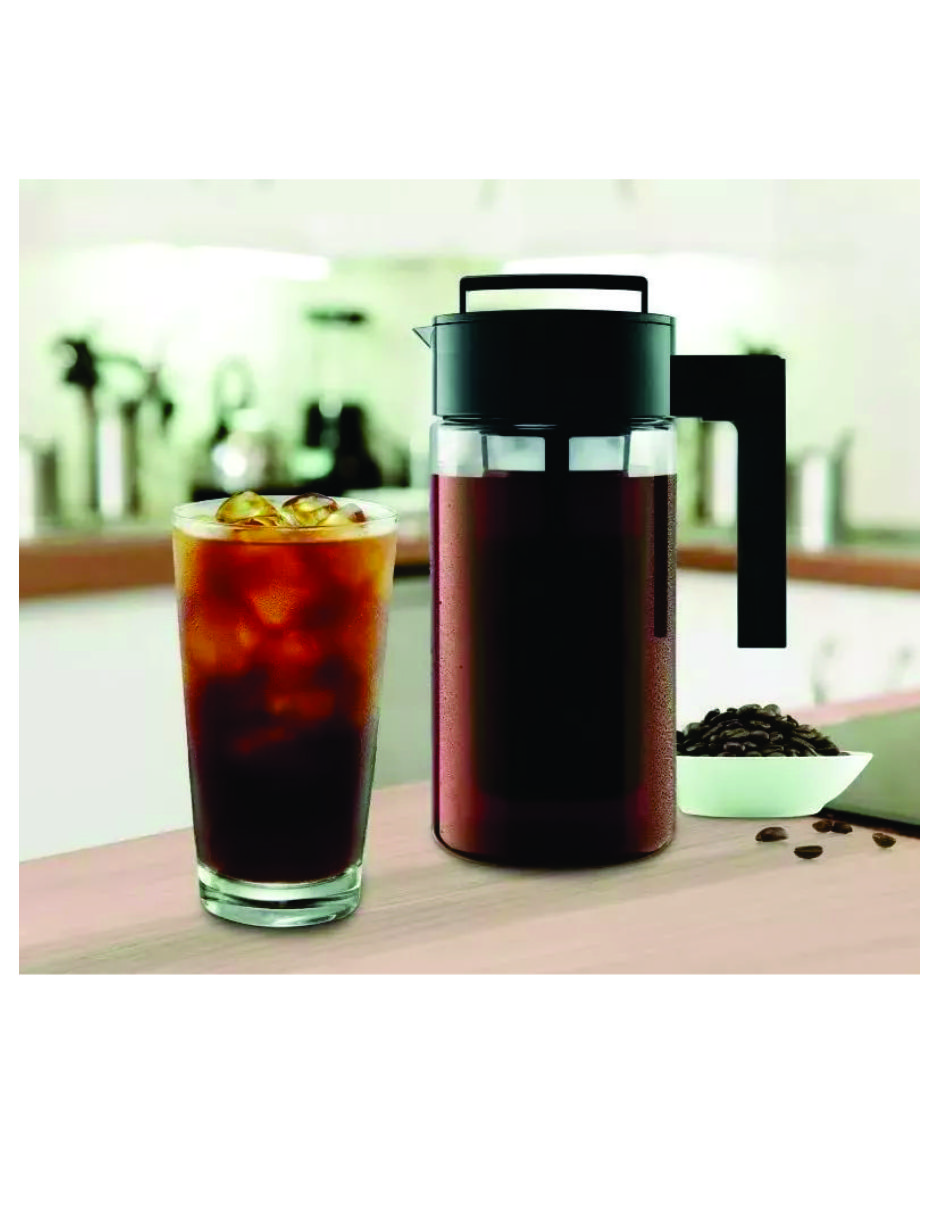 Cafetera Cold Brew Jarra Infusor Café 900ml Libre De Bpa.