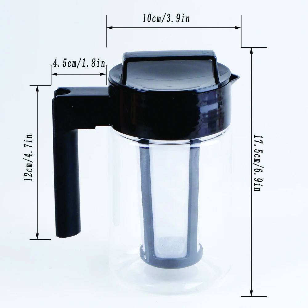 Cafetera Cold Brew Jarra Infusor Café 900ml Libre De Bpa.