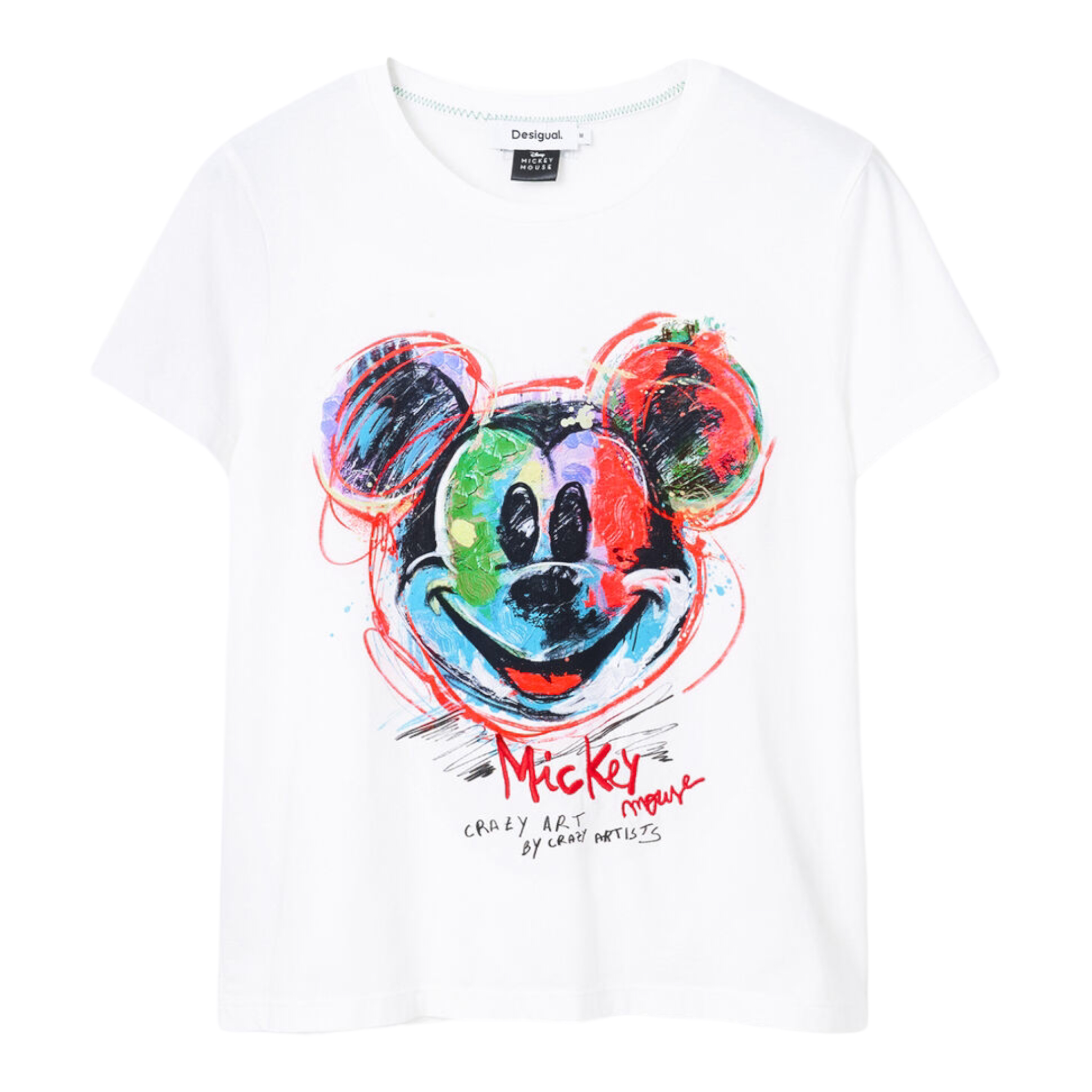 Playera mickey blanco DESIGUAL .