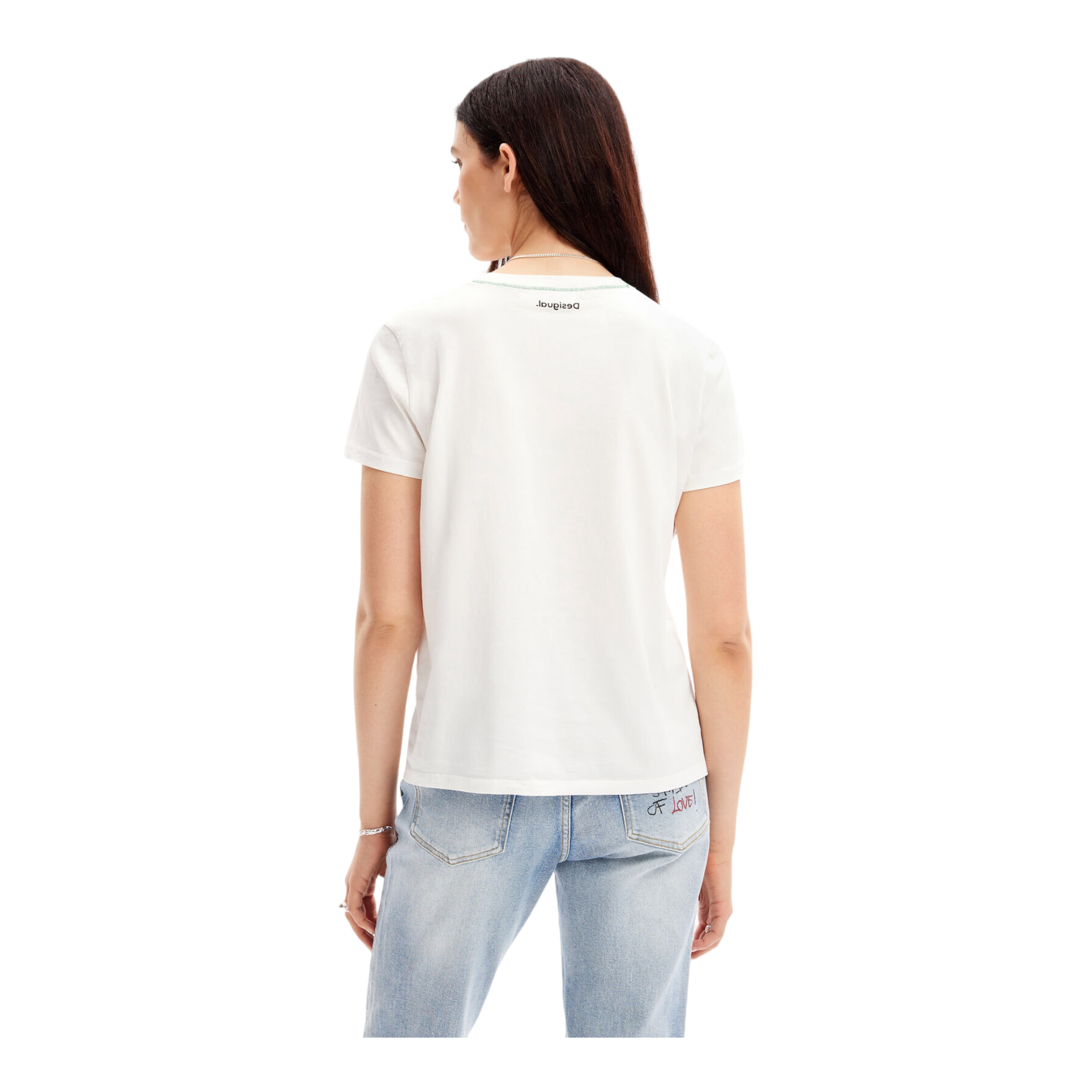 Playera mickey blanco DESIGUAL .