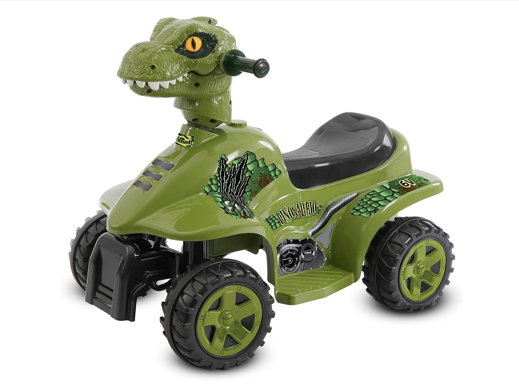 Moto Eléctrica Mini Quad Dinosaurio Prinsel.