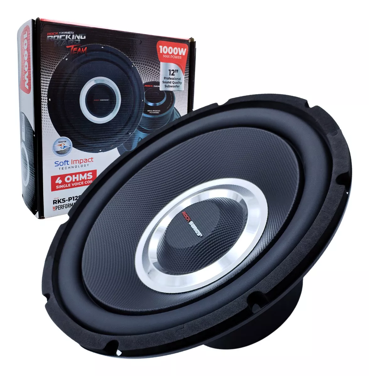 Subwoofer Rock Series RKS-P12SVC 12 Pulg SVC 4 Ohms 500W RMS.