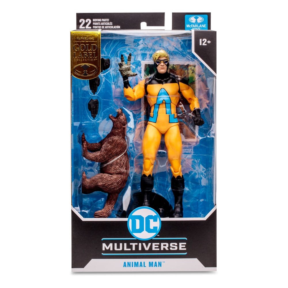 DC Multiverse The Human Zoo Animal Man Gold Label - McFarlane Toys.