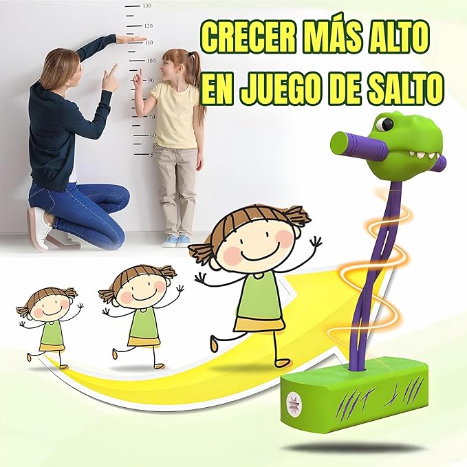 MACK222 Pogo Stick, Pogo Jumper, Foam Pogo Jumper, Palo de Pogo, Sritob pogo para niños, Un Gran Regalo para niños de 3 a 12 años, los Adultos también Pueden Jugar con él.