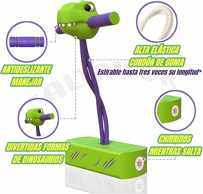 MACK222 Pogo Stick, Pogo Jumper, Foam Pogo Jumper, Palo de Pogo, Sritob pogo para niños, Un Gran Regalo para niños de 3 a 12 años, los Adultos también Pueden Jugar con él.