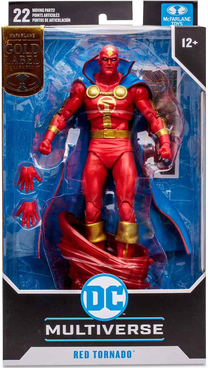 McFarlane DC Multiverse RED TORNADO DC CLASSIC Gold Label 7.