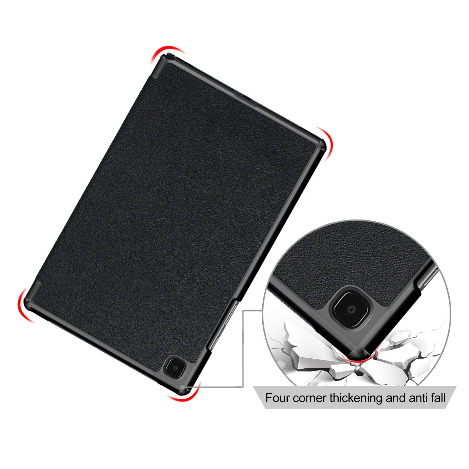 Funda Para Tablet Samsung Galaxy Tab A7 10.4 Sm-t500 (2020) Color Negro.