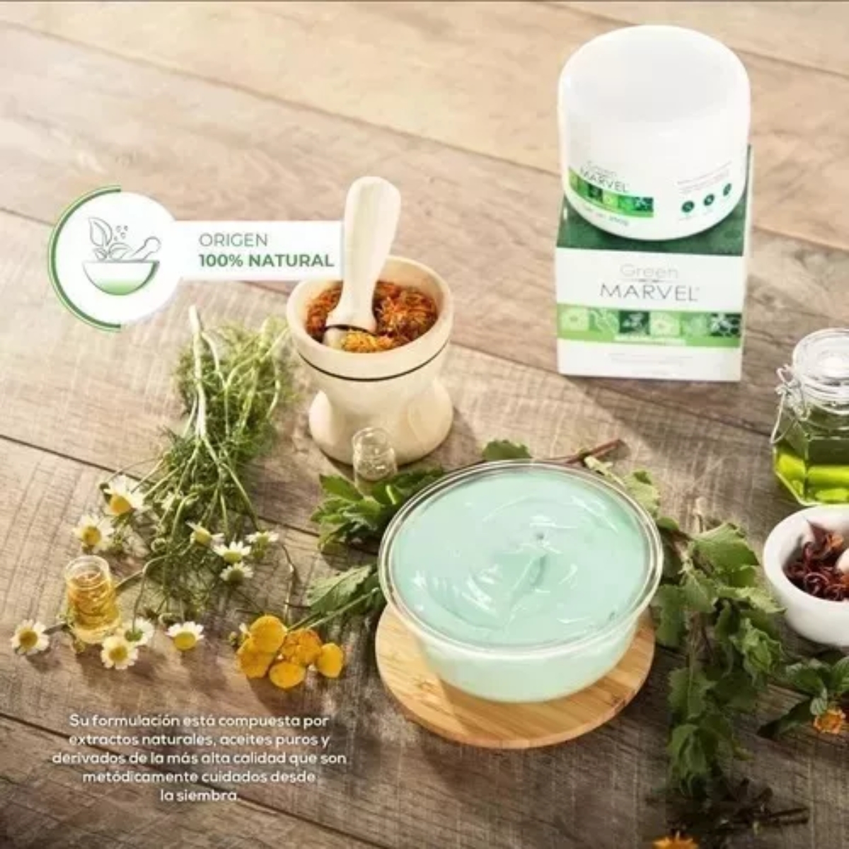Green Marvel Pomada Aux En Dolores Musculares Y Articulares - 250g.