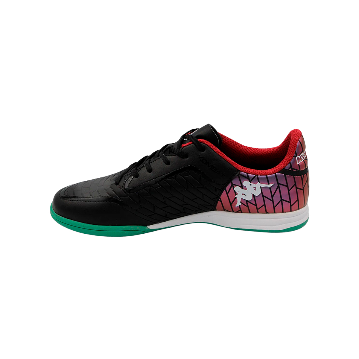 Tenis Futbol Sala Indoor Kappa Kombat Player Base IC Hombre Negro/Verde.