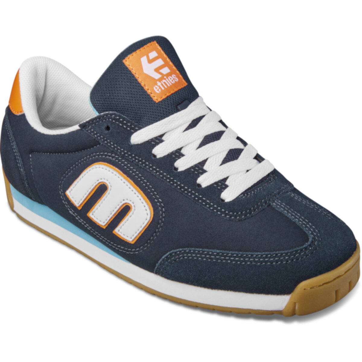 Tenis ETNIES LO CUT II LS NAVY ORANGE WHITE 428 para Skateboarding.