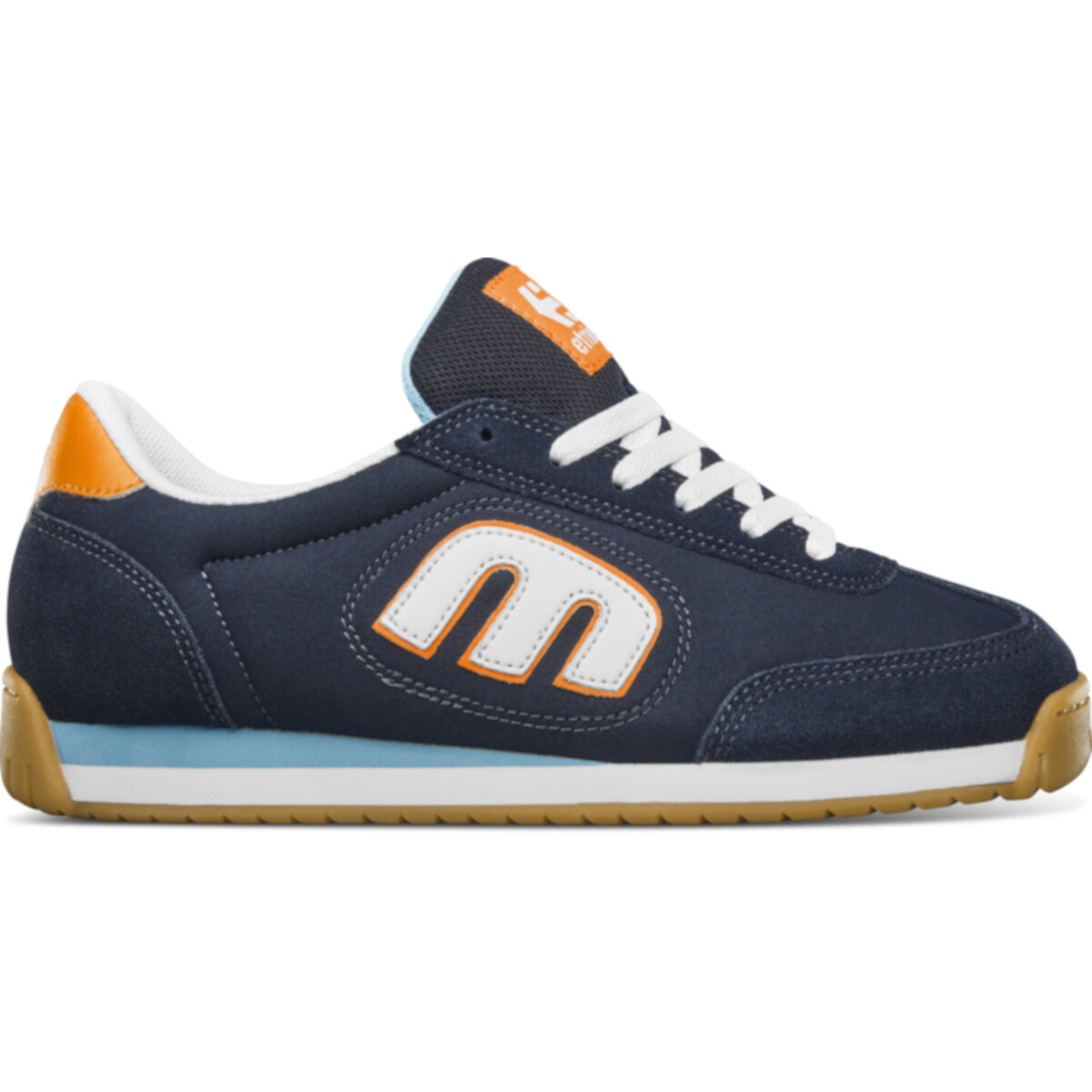 Tenis ETNIES LO CUT II LS NAVY ORANGE WHITE 428 para Skateboarding.