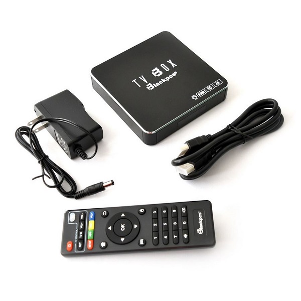 TV BOX BLACKPCS 4K 3D WIFI RED CONTROL (EO104K-BL).