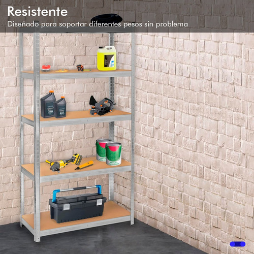 Estante Metálico Rack Organizador Hogar Multiusos 5 Niveles.