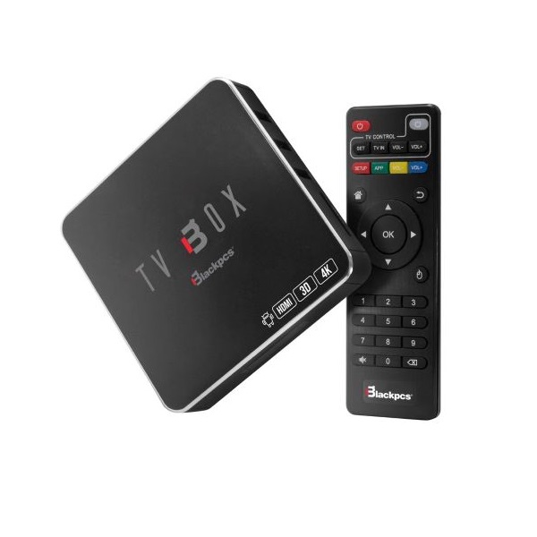 TV BOX BLACKPCS 4K 3D WIFI RED CONTROL (EO104K-BL).