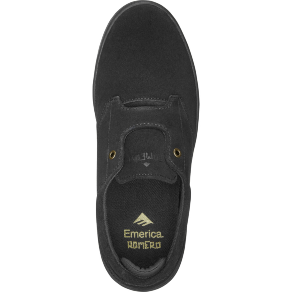 Tenis EMERICA ROMERO SKATER BLACK 001 para Skateboarding.