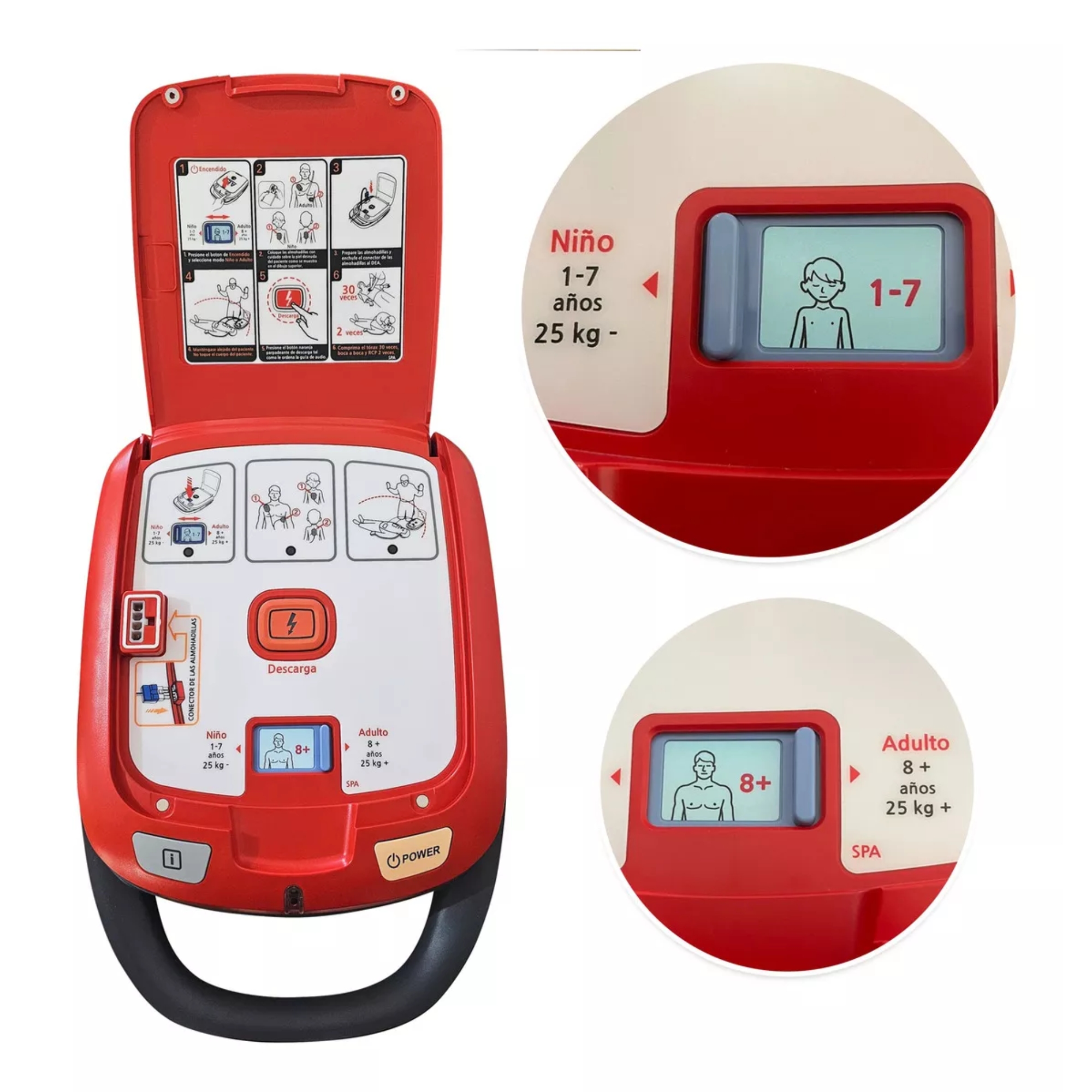 Desfibrilador Externo Automático Radianq Bio.