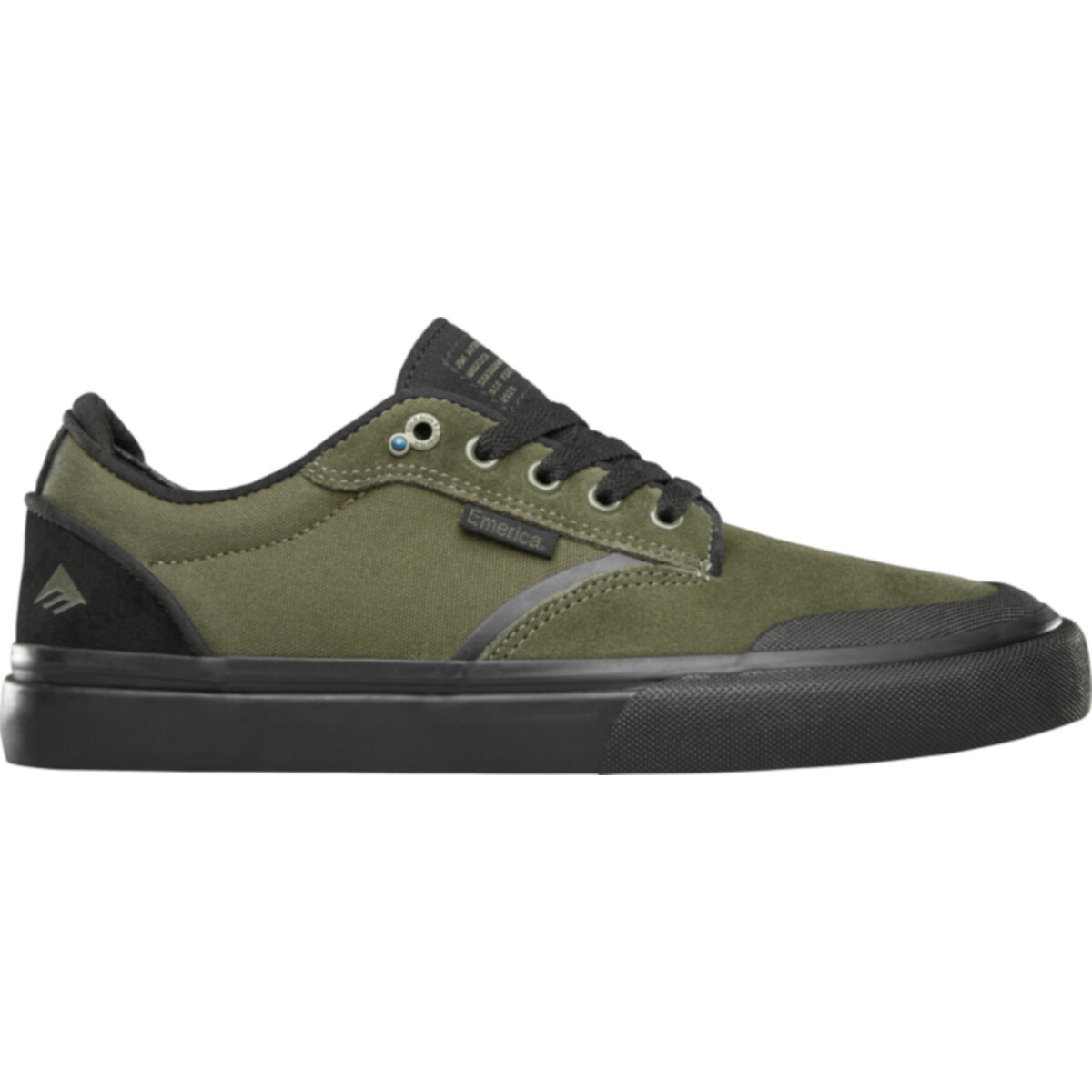 Tenis EMERICA DICKSON X SIX FEET ABOVE OD BLACK 520 para Skateboarding.