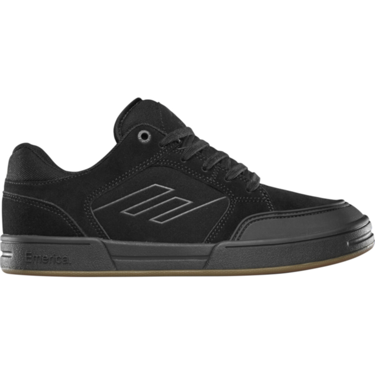 Tenis EMERICA HERITIC BLACK BLACK 003 para Skateboarding