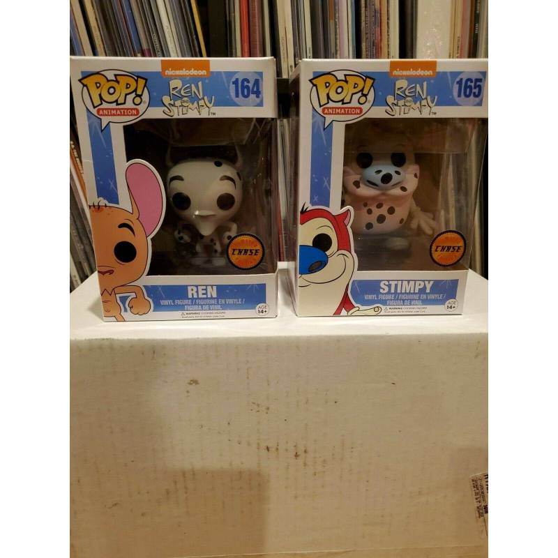 Funko Pop Figura Acción Ren & Stimpy 164 165 CHASE.