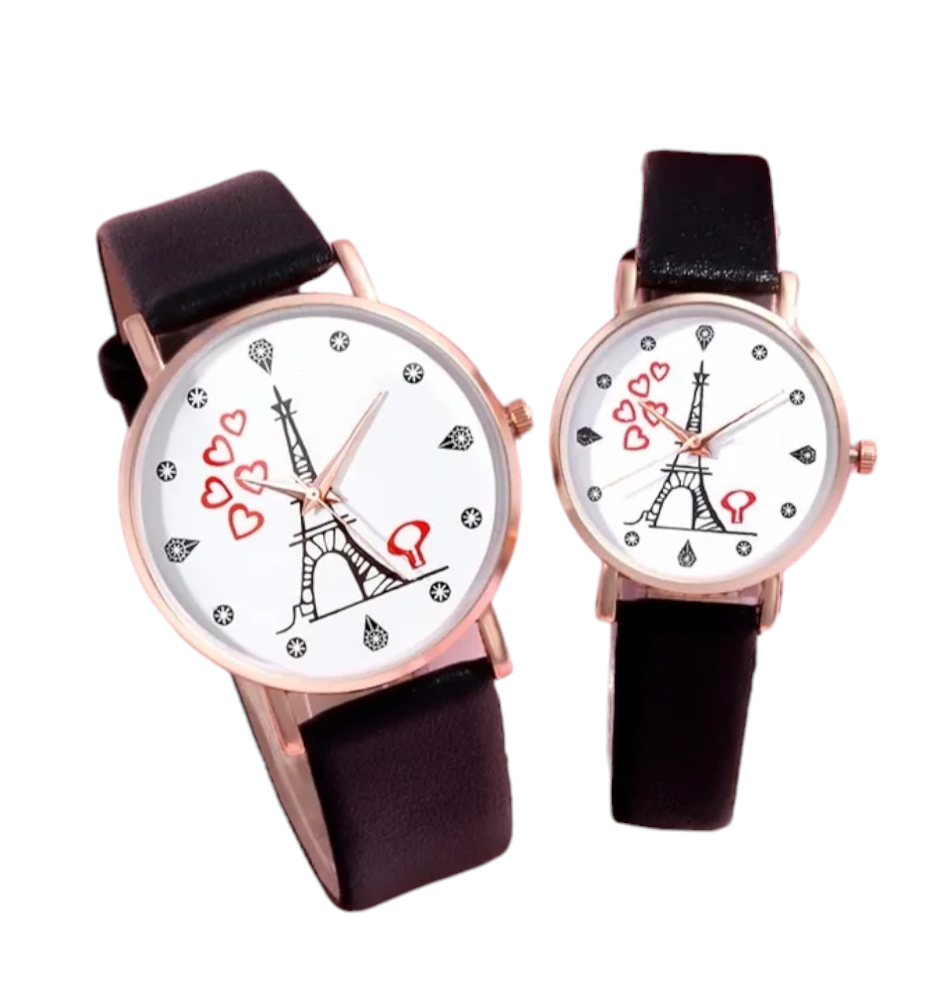Relojes duo torre Eiffel .