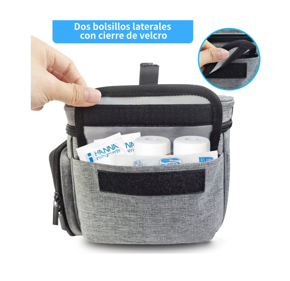 Kit De Primeros Auxilios Médicos Portátiles Gris.