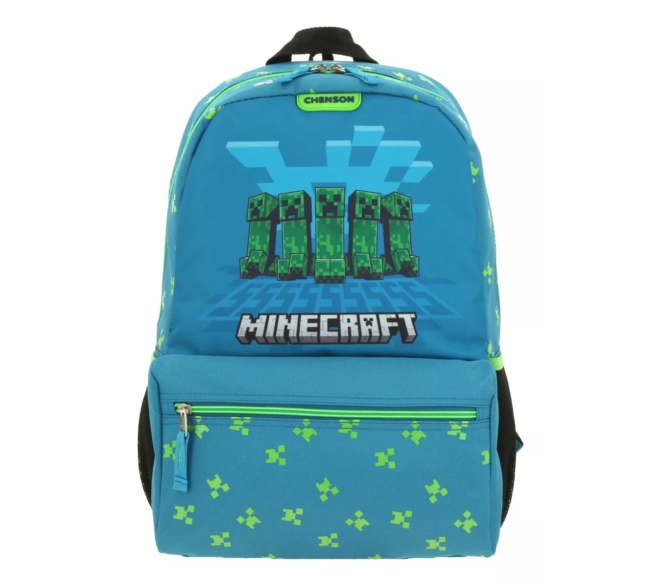 M Mochila Grande Escolar Primaria Chenson Minecraft Creeper Armyt Mc65972-9.