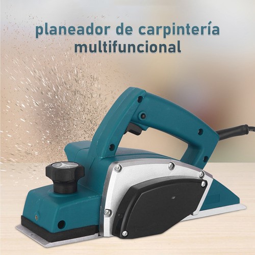 Cepillo Electrico Para Madera 18000rpm 1200w 110vcepilladora azul.