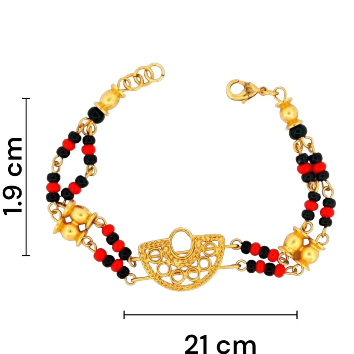 Pulsera Ágata Ónix Oro Precolombino Joyeria M De Leon.