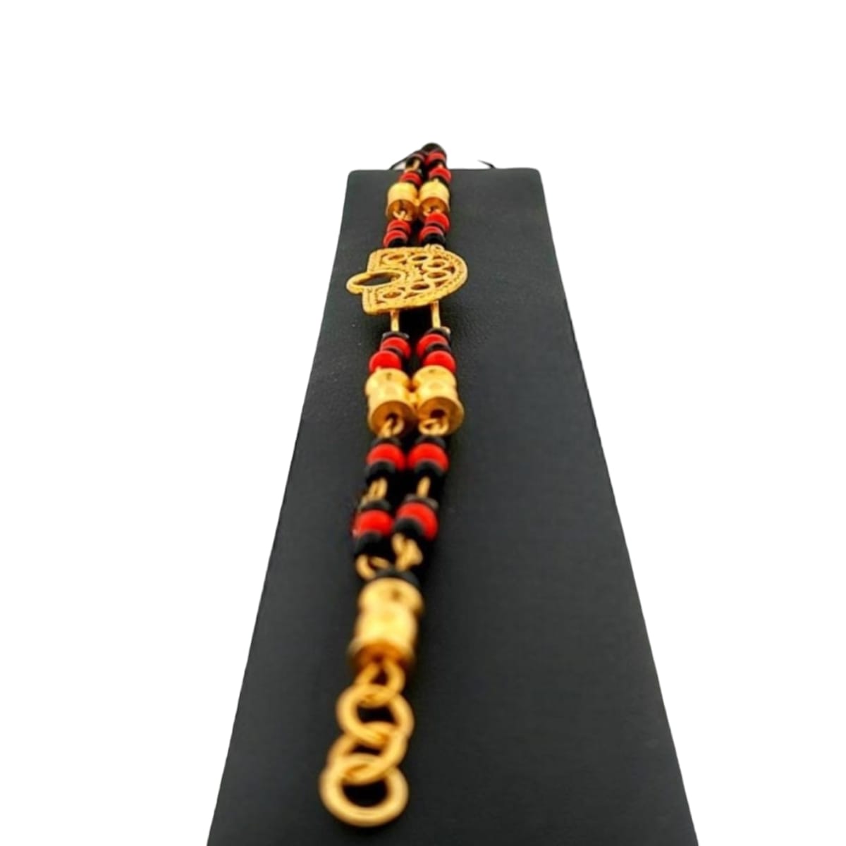 Pulsera Ágata Ónix Oro Precolombino Joyeria M De Leon.
