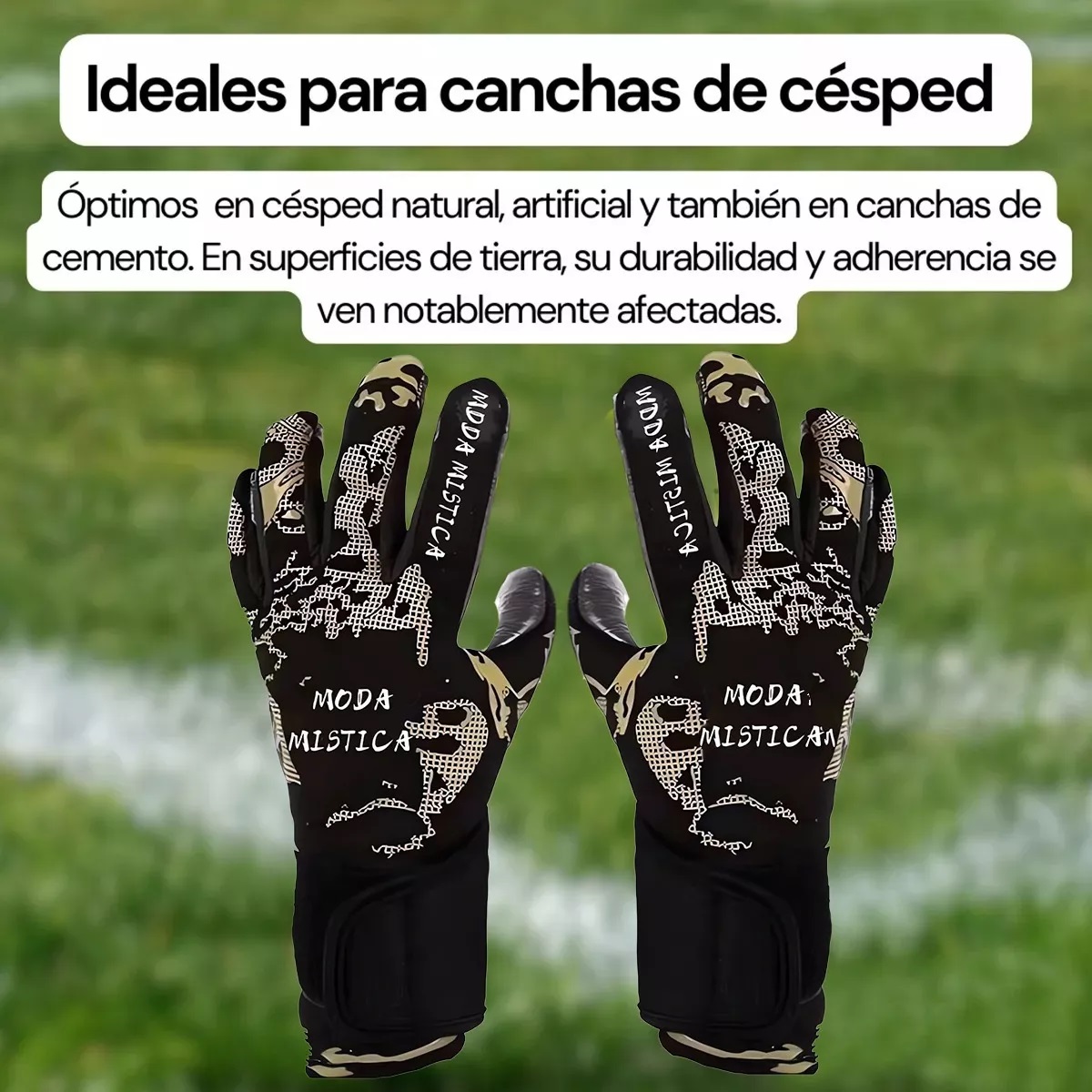 Guantes De Portero Profesional Fútbol Antidesliz Talla 7 Adul/Juvenil.