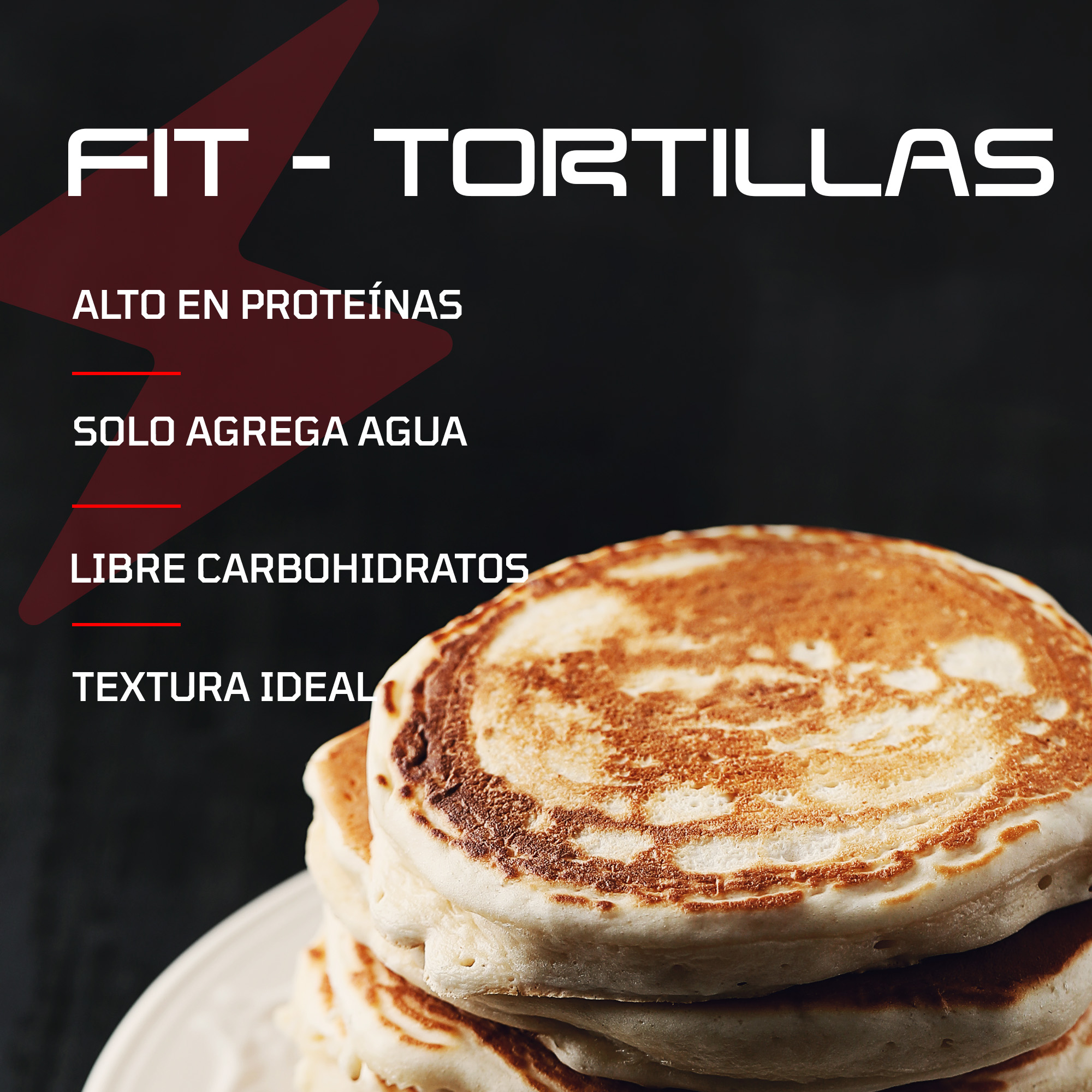 POWDER FIT | Mix para Tortillas de Proteina Fit-Tortilla | 100% Whey Protein | Sin Azucar - Sin Carbohidratos - Gluten Free | Snacks Saludables | Ideal para Dieta Keto y Gente Fit | Bolsa 1Kg/2.2 lb.