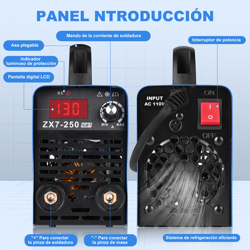 Soldadoras Maquina Soldar Inverter Portatil Inversores Remate 110V Inversor.