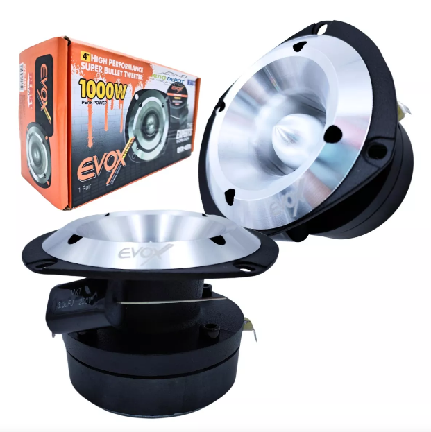 Twetter Bullet Evox EVX-4STB 4 Pulg 500W RMS 8 Ohms PAR.