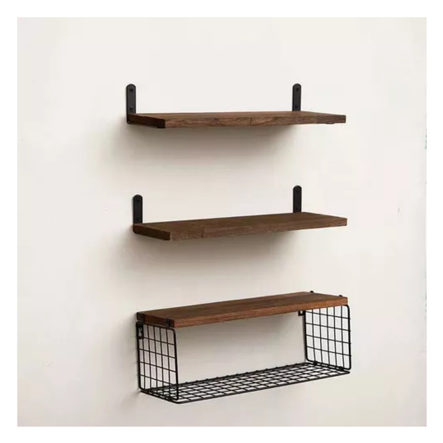 Repisas Flotantes Estante De Madera Hogar Mueble Organizador baño recámara.