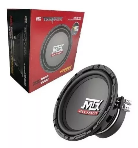Subwoofer MTX Audio TNL10-44 10 Pulg 300W RMS DVC 4Ohms.