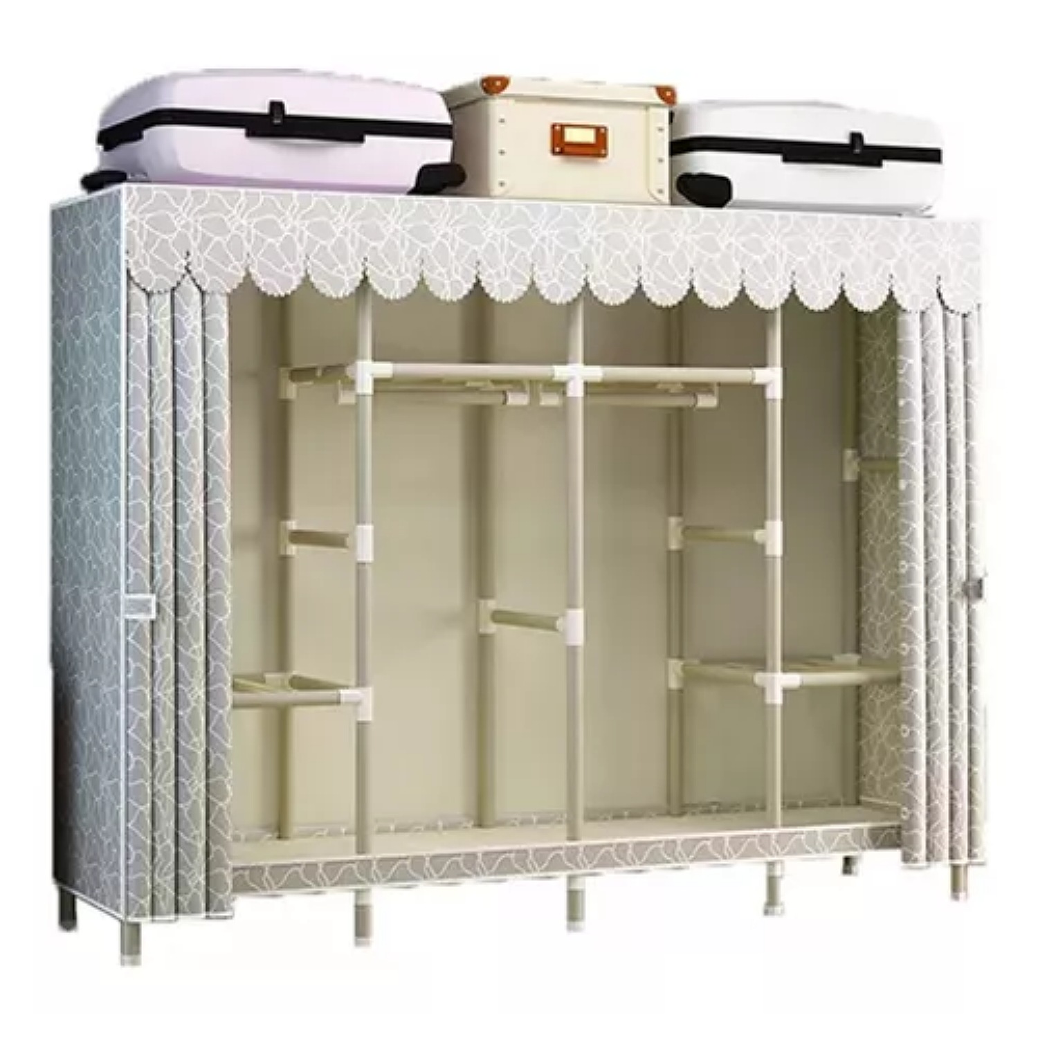 Closet Ropero Armable Guardarropa Organizador Para Ropa Rack.