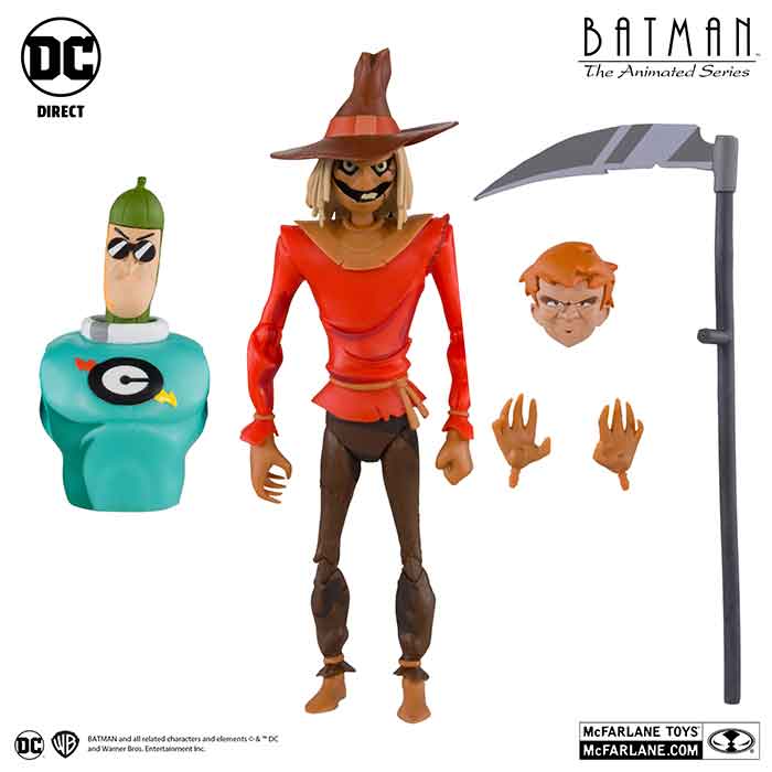 DC Comics The Animated Series Batman Action Figure Scarecrow (Espantapajaros).