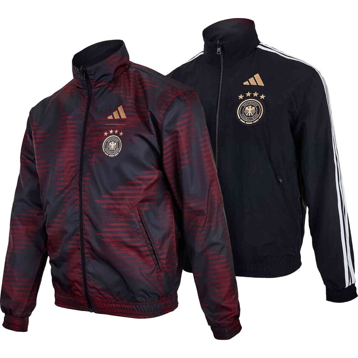  Chamarra Original Adidas Selección Alemania doble visita mundial 2022 HF4058.