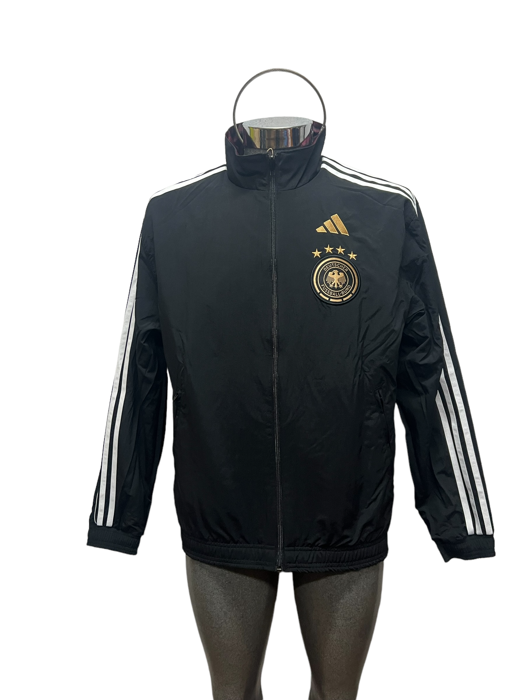  Chamarra Original Adidas Selección Alemania doble visita mundial 2022 HF4058.