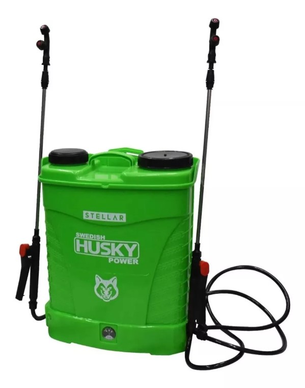 Fumigadora Aspersora Husky Stellar 2 Varillas 18l Eléctrica.